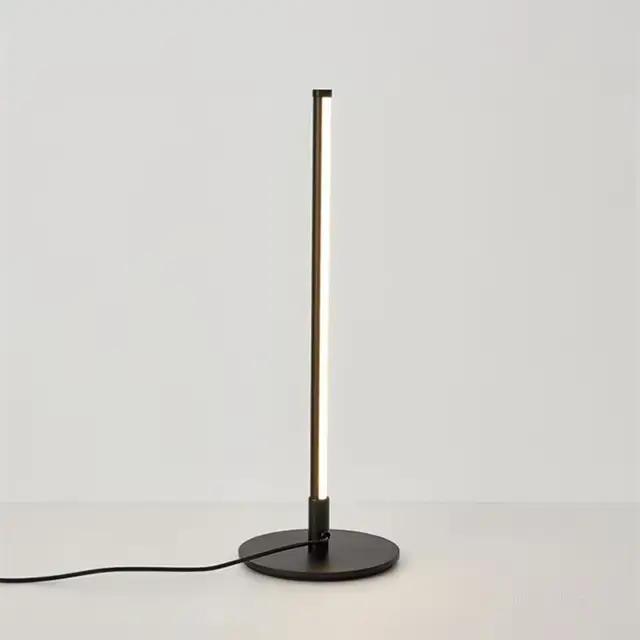 Lampe de table LED minimaliste moderne, lampe de chevet pour chambre à coucher, lumière de nuit, déc