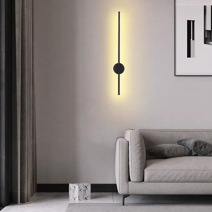 Applique murale LED sans fil 80CM applique magnétique avec télécommande lampe de chevet de chambre m
