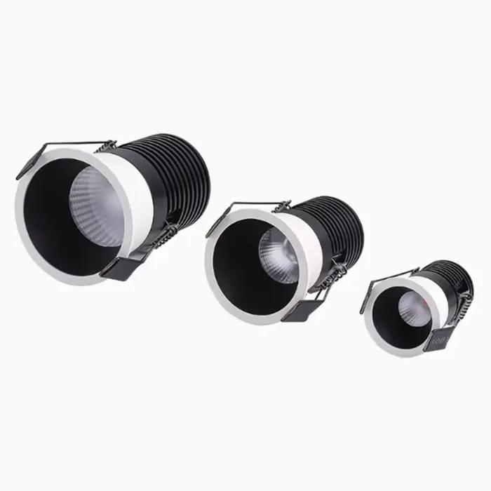 Spot lumineux LED encastrable avec technologie COB, éclairage d'intérieur, luminaire de plafond, lum