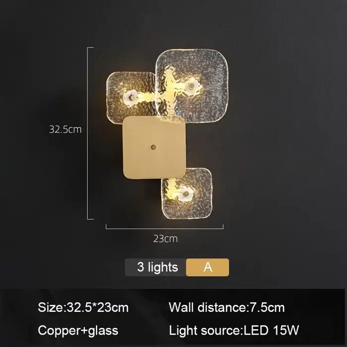 Lampe murale simple pour entrée d'escalier, éclairage de chambre à coucher, décoration de fond TV de