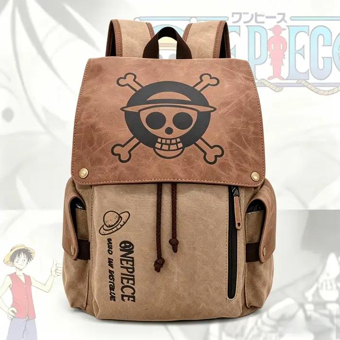 Sac à dos d'extérieur One Piece Anime, sacoche d'ordinateur durable, sac d'école pour étudiants, sac