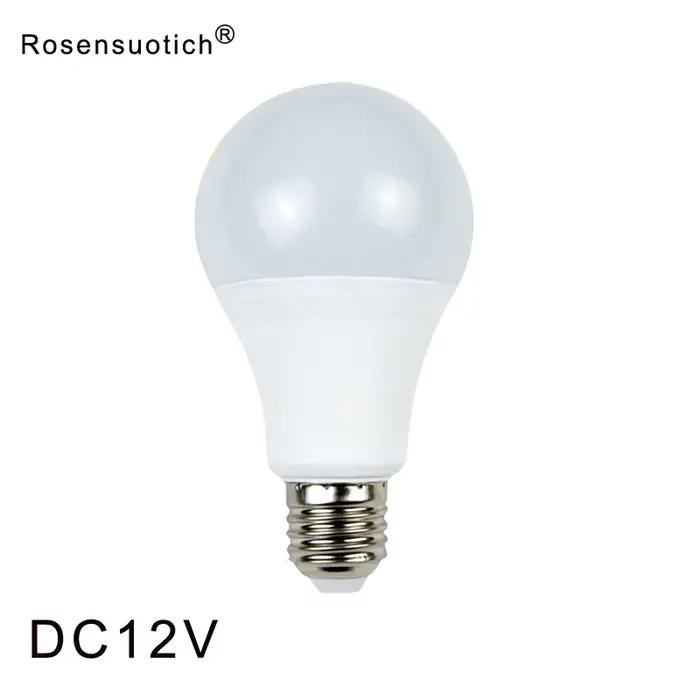 Ampoule LED E27 DC 12V smd 2835puce lampada luz lampe E27 3W 6W 9W 12W 15W 18W ampoule spot ampoule 