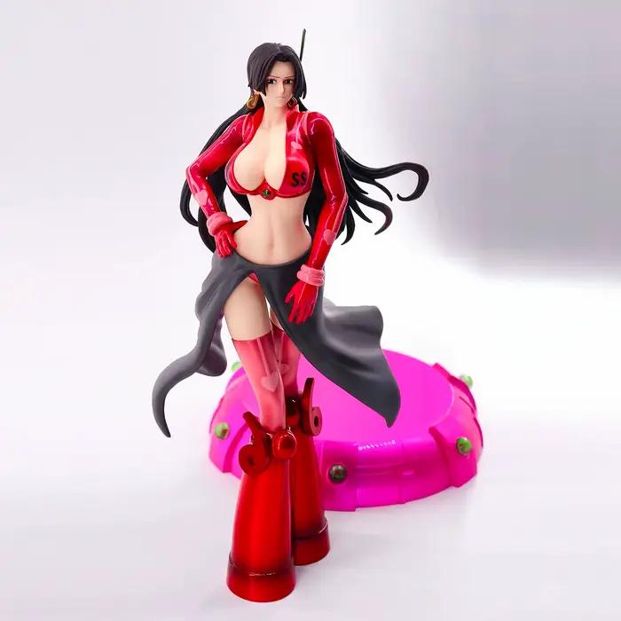 Figurine Anime One Piece Nico Robin Version Egghead, Uniforme Rouge Brillant, Pose Dynamique Debout,