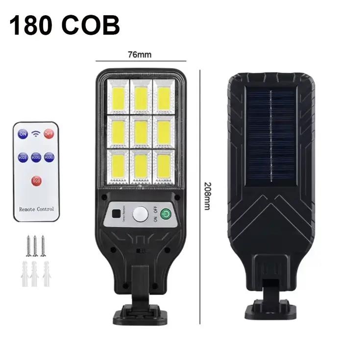 500000 Lampe solaire ultra puissante LM 120 °   Large gamme d'éclairage LED solaire extérieur allume