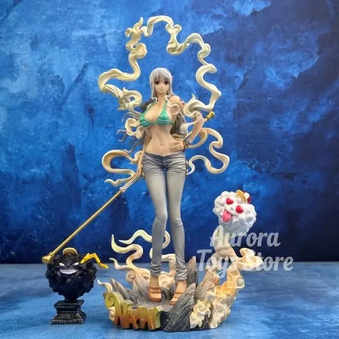 Figurine d'action Nika Nami de l'anime One Piece, statue en PVC, ornement de bureau, modèle de colle