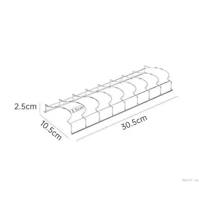 Bol de cuisine, organisateur de plats, porte-vaisselle en acier inoxydable, couverts de maison, plat