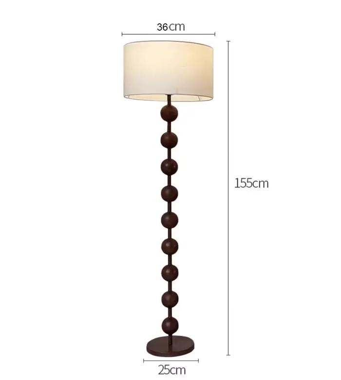 Lampadaire français abat-jour en tissu éclairage sur pied salon salle d'étude chambre lampadaire 3 t
