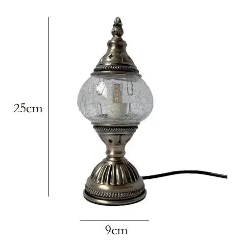 Lampe de table en mosaïque turque vintage art déco lampes de mesa fabriquées à la main mosaïque verr