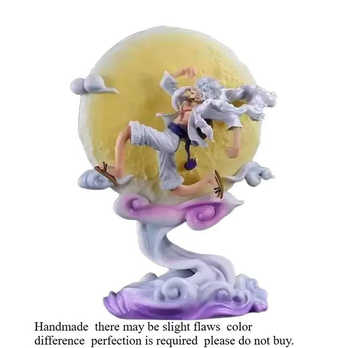 Figurine de dessin animé One Piece Nika Luffy, modèle mignon, poupée 2D, veilleuse, ornement de bure