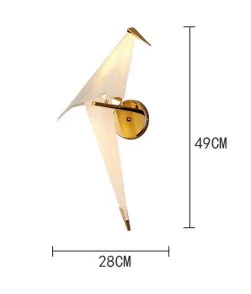 Lampe LED suspendue en forme d'oiseaux, design design, luminaire décoratif d'intérieur, idéal pour u