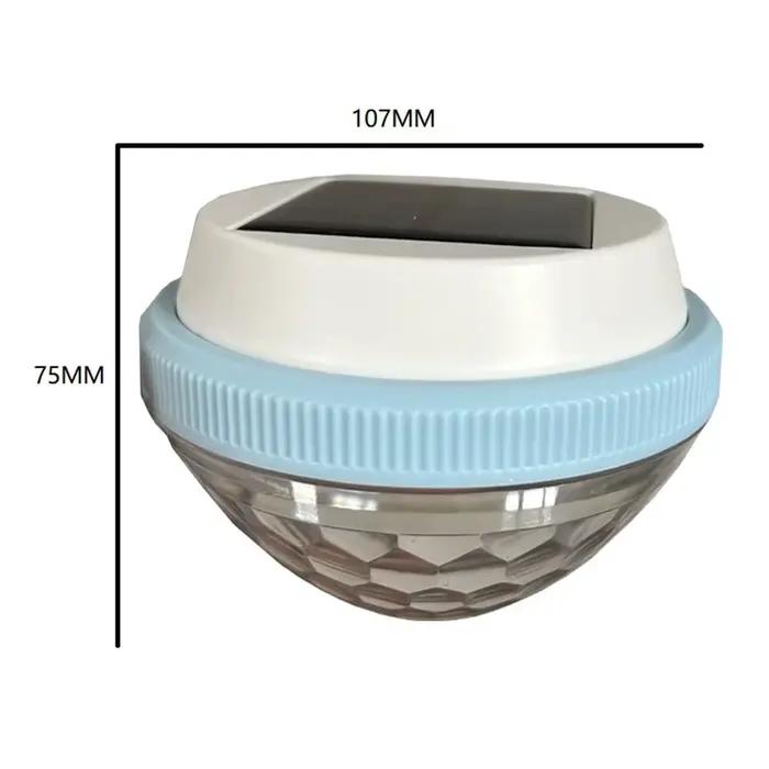 Lampe solaire flottante pour piscine, avec panneau, Rechargeable, pour l'extérieur, décoration de ja