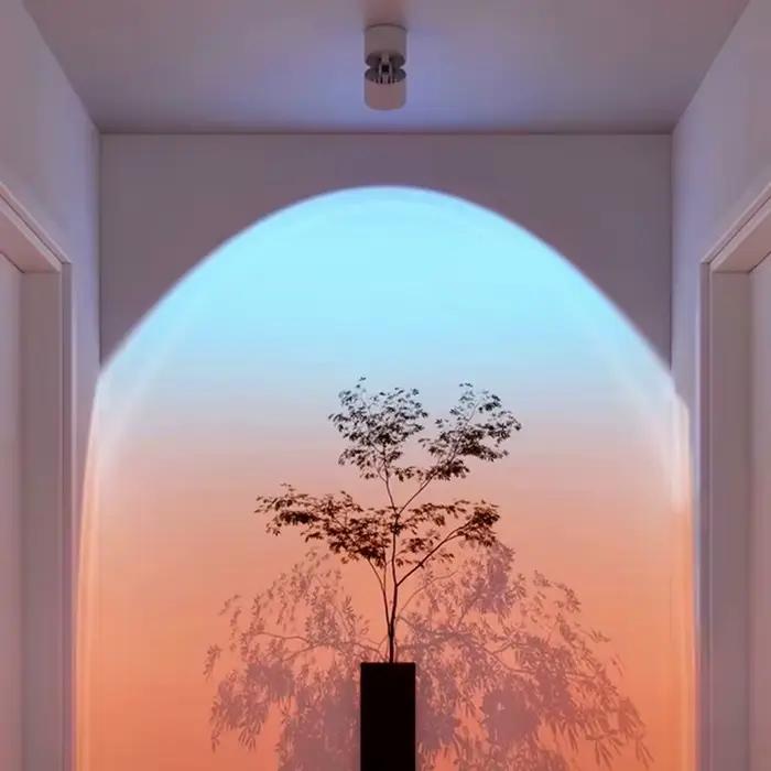 Plafonnier LED à Angle Réglable au Design Moderne, Montage en Surface, Luminaire Décoratif de Plafon