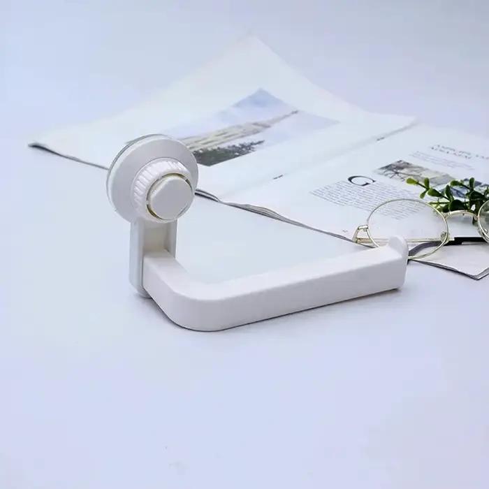 Porte-rouleau de papier de salle de bains, sans poinçonnage, mural avec ventouse, distributeur de ro