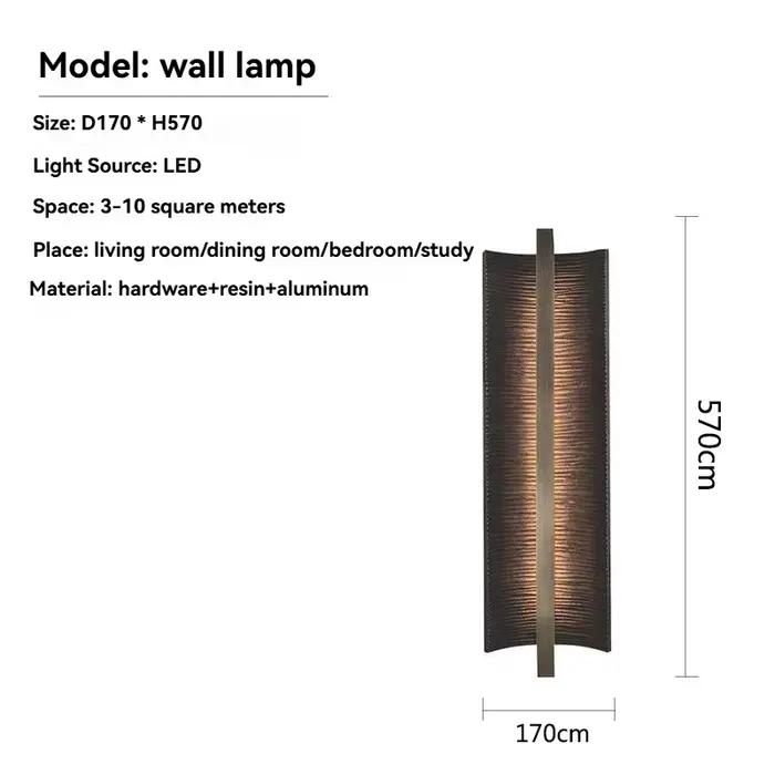 Applique murale vintage en bronze, lampe murale noire post-moderne pour couloir, hall, salon, chevet