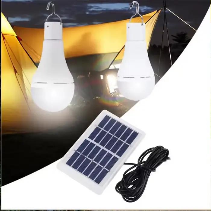 Lumière solaire USB chargée suspendue lumière du soleil d'urgence 7W/9W/12W lampe alimentée extérieu