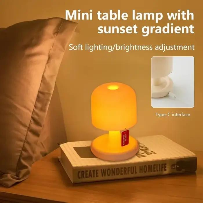 Mini lampe de nuit créative de style champignon
