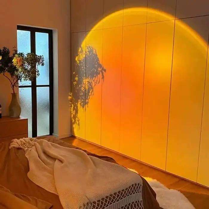 Lampe de projection coucher de soleil USB