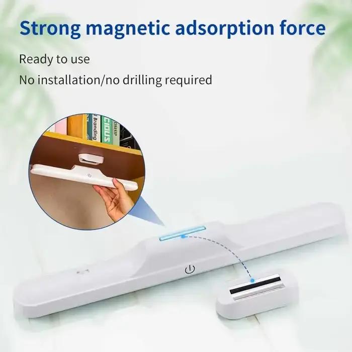 Lampe LED murale magnétique tactile rechargeable à intensité variable pour miroir de maquillage