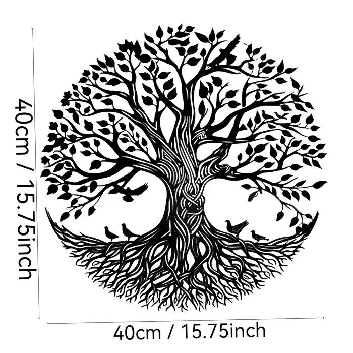 1 morceau de décoration murale arbre de vie