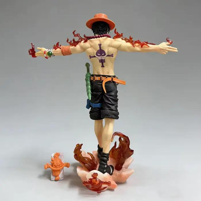 Figurine d'action One Piece Ace de 28cm, Portgas D Ace, Statue en PVC, modèle de collection, jouets pour enfants, cadeaux de noël