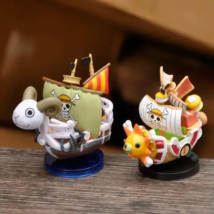 Anime une pièce bateau Figure Luffy modèle jouet Super mignon Mini