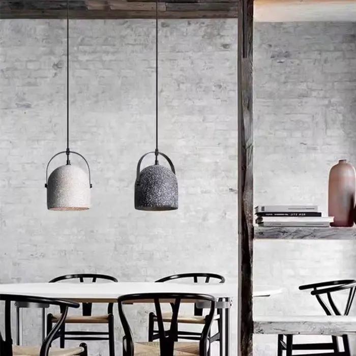 Lampe Suspendue en Béton au Design Nordique Créatif