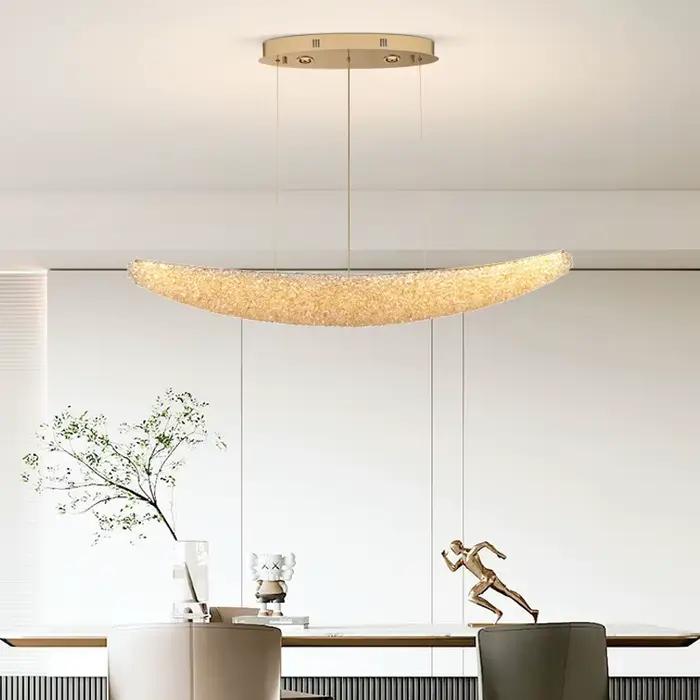 Lustre de plafond en cristal de luxe