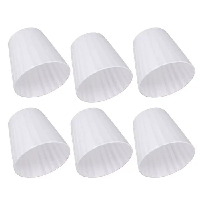 Ensemble de 6 abat-jours en tissu beige simples à clipser pour améliorer l'éclairage de vos luminaires modernes et traditionnels chambre bureau hotel studio
