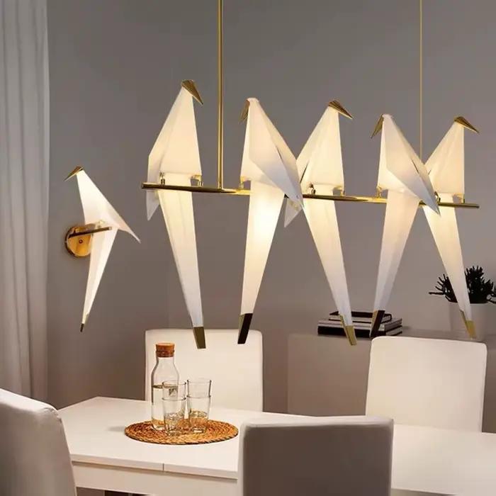 Plafonnier LED en forme d'oiseau