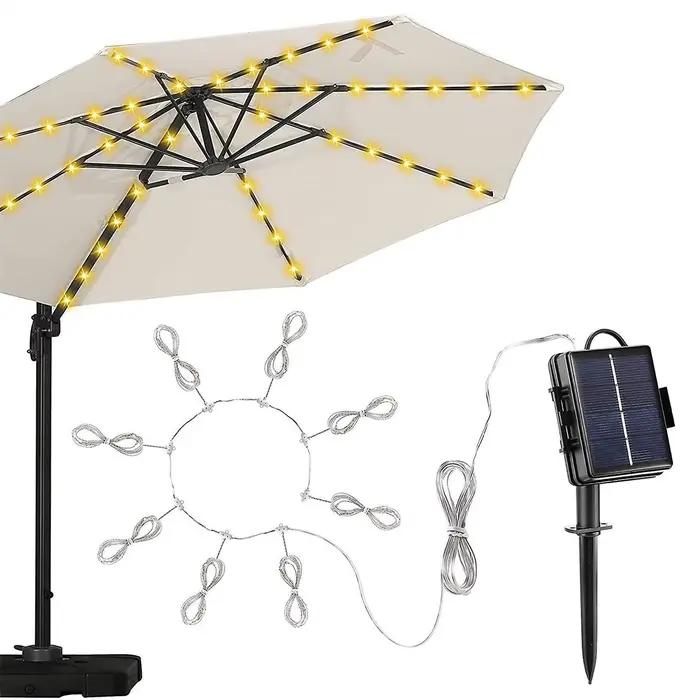 Guirlande solaire pour parapluie