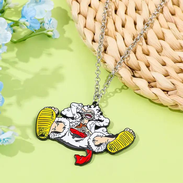 Collier pendentif Super Saiyan One Piece, accessoires de bijoux cool, cadeau pour les fans d'anime japonais