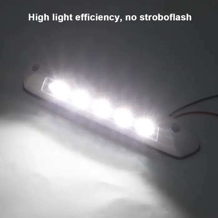 RV Van remorque lampe extérieure 12 V/24 V LED étanche auvent porche lumière caravane intérieur appliques murales