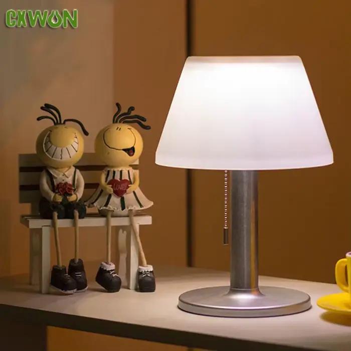 Lampe de Table solaire intelligente LED veilleuses blanches pour bureau intérieur extérieur jardin ménage-lumière de