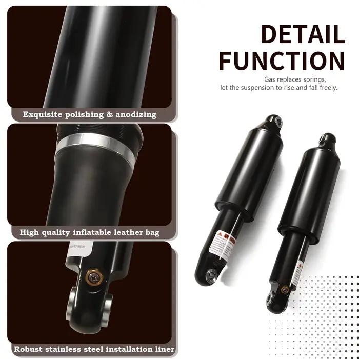 Kit d'amortisseurs à suspension pneumatique (amortissement réglable) pour Harley V-Rod 2003-2017