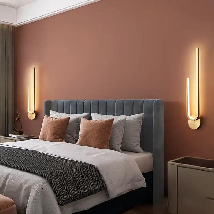 Applique murale 12W avec flûte givrée