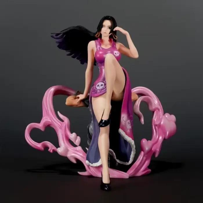 Figurine One Piece Anime Boa Hancock, figurines d'action 20 cm/7,87 pouces, statue en PVC Hancock, ornement de collection, modèle de jouets pour cadeaux