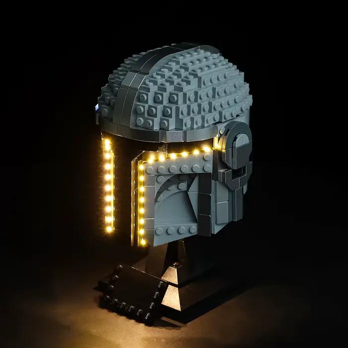 Kit d'éclairage LED pour Wars 75328, casque créatif, jouets à monter soi-même (blocs de construction non inclus)