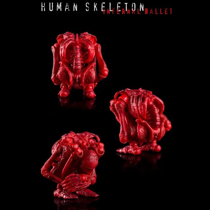 Figurine articulée de squelette humain à l'échelle 1/12 |   Enseignement de la biologie |   Modèle de collection d'horreur, jouet cadeau pour Halloween