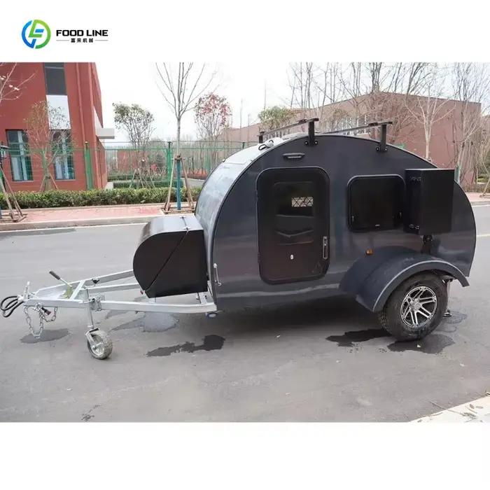 Mini-caravane personnalisée légère pour les voyages routiers et le camping