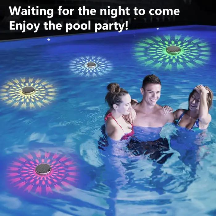 Lampes solaires flottantes pour piscine, changement de couleur, lumière LED étanche IP67, à énergie solaire, pour piscine, étang, jacuzzi, décoration de fête de mariage