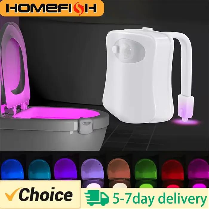 Lampe de nuit LED sans fil HOMEFISH avec détecteur de mouvement