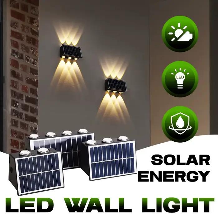 Lampe solaire murale extérieure IP65 étanche