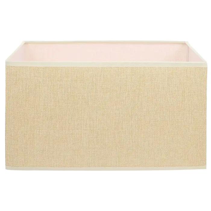Abat-jour rectangulaire en lin