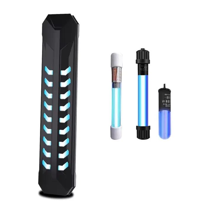 Lampe UV pour bassin à poissons, aquarium, lampe de purification de l'eau, lampe anti-algues, lampe germicide programmée