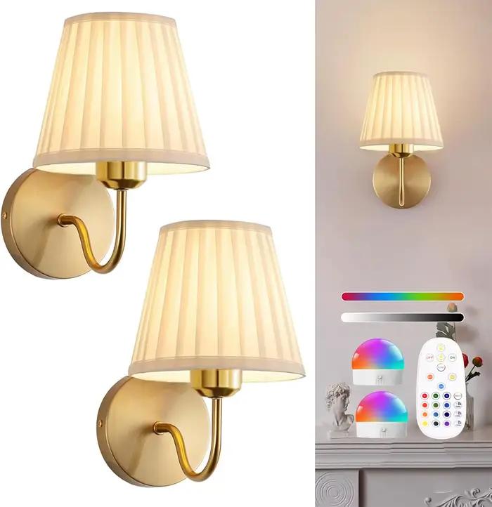 Lampe murale à piles