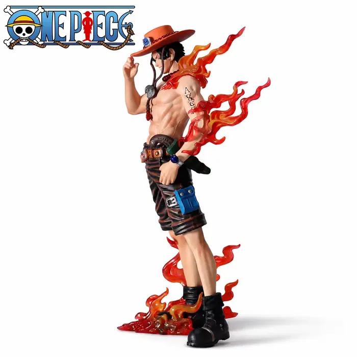Figurine Ace, One Piece, Figurine d'anime, Marchandises d'anime, Cadeau d'anime pour l'anniversaire des amis, Statue de personnage d'anime, Ornement de bureau, Figurine de collection, Cadeau de fêtes,