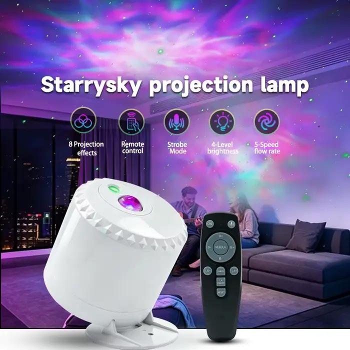 Projecteur d'étoiles Galaxy, lampe portable USB, lumière d'ambiance romantique, nébuleuse, lampe de projection d'étoiles pour cadeau