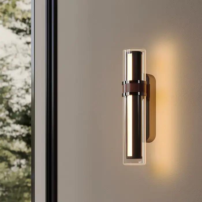 Lampe murale minimaliste noire