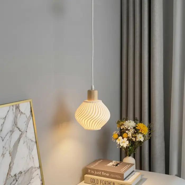 Lampe suspendue en bambou