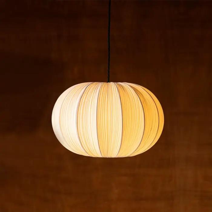 Lampe suspendue en tissu japonais